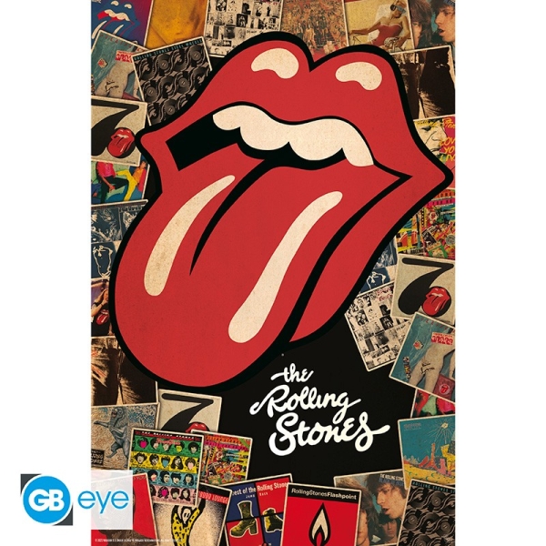 Rolling Stones - Poster Maxi Collage 91,5X61 in the group MERCH / Posters at Bengans Skivbutik AB (5516626)