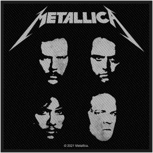 Metallica - Black Album 2021 Standard Patch in the group MERCHANDISE / Merch / Hårdrock at Bengans Skivbutik AB (5516827)
