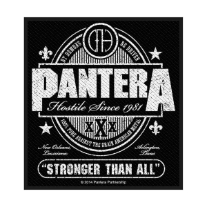 Pantera - Stronger Than All Retail Packaged Patch in the group MERCHANDISE / Merch / Hårdrock at Bengans Skivbutik AB (5516841)