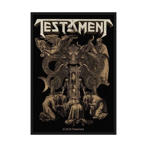 Testament - Demonarchy Standard Patch in the group MERCHANDISE / Merch / Hårdrock at Bengans Skivbutik AB (5516842)