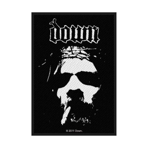 Down - Logo/Face Standard Patch in the group MERCHANDISE / Merch / Hårdrock at Bengans Skivbutik AB (5516854)