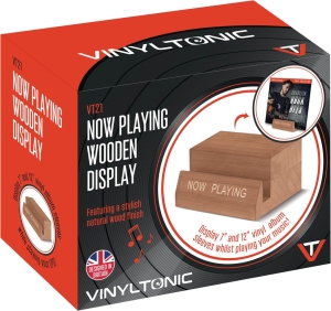 Vinyl Tonic - Now Playing Wooden Stand in the group OTHER / Vinyltillbehör at Bengans Skivbutik AB (5516868)