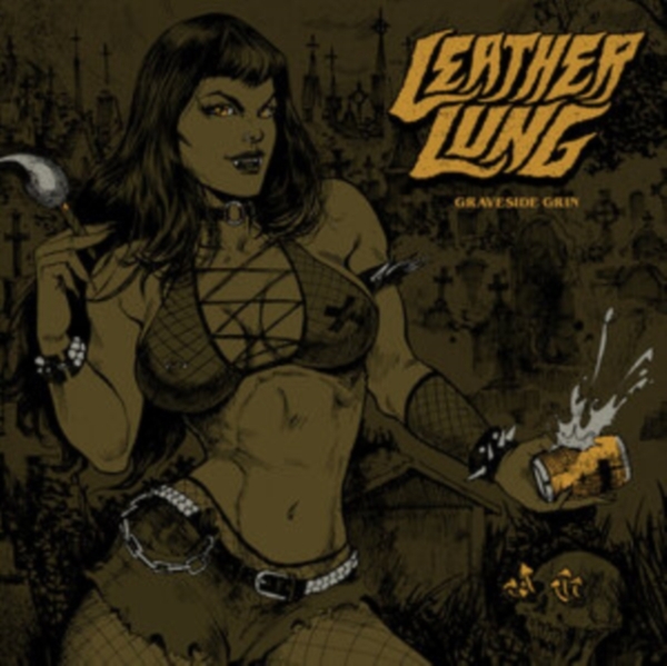 Leather Lung - Graveside Grin (Yellow Vinyl Lp) in the group VINYL / Hårdrock at Bengans Skivbutik AB (5517071)