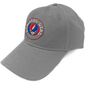 Grateful Dead -  Steal Your Face Logo Grey Baseball C in the group MERCHANDISE / Merch / Pop-Rock at Bengans Skivbutik AB (5517597)