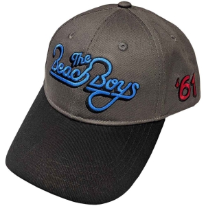 The Beach Boys - '65 Grey/Bl Baseball C in the group MERCHANDISE / Merch / Pop-Rock at Bengans Skivbutik AB (5517601)