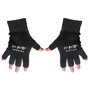 Sex Pistols - Nowhere & Boredom Fingerless Gloves in the group MERCHANDISE / Merch / Punk at Bengans Skivbutik AB (5517619)