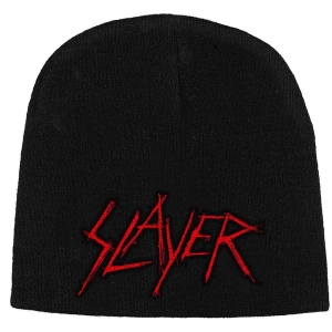 Slayer  - Beanie Hat: Scratched Logo in the group MERCHANDISE / Merch / Hårdrock at Bengans Skivbutik AB (5517626)