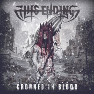 This Ending - Crowned In Blood (White/Black Marbl in the group OTHER / Forthcoming products - 10 percent at Bengans Skivbutik AB (5518126)