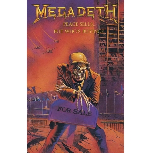 Megadeth - Peace Sells Textile Poster in the group MERCHANDISE / Merch / Nyheter / Hårdrock at Bengans Skivbutik AB (5518159)