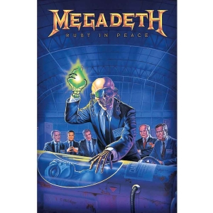 Megadeth - Rust In Peace Textile Poster in the group MERCHANDISE / Merch / Hårdrock at Bengans Skivbutik AB (5518165)
