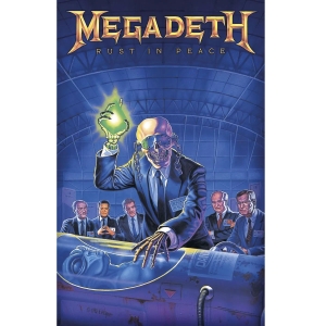Megadeth - Rust In Peace Textile Poster in the group MERCHANDISE / Merch / Nyheter / Hårdrock at Bengans Skivbutik AB (5518165)