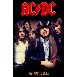 Ac/Dc - Highway To Hell Textile Poster in the group MERCHANDISE / Merch / Hårdrock at Bengans Skivbutik AB (5518166)