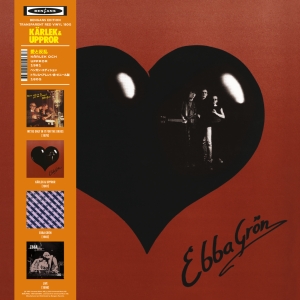 Ebba Grön - Kärlek & Uppror (Red transparent Vinyl) in the group OTHER /  /  at Bengans Skivbutik AB (5518293)
