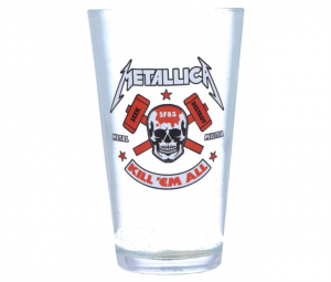 Metallica - Metallica - Kill Em All - Glas in the group MERCHANDISE / Accessoarer / Hårdrock at Bengans Skivbutik AB (5518643)