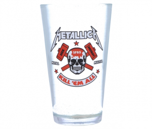 Metallica - Metallica - Kill Em All - Glas i gruppen MERCHANDISE / Accessoarer / Hårdrock hos Bengans Skivbutik AB (5518643)