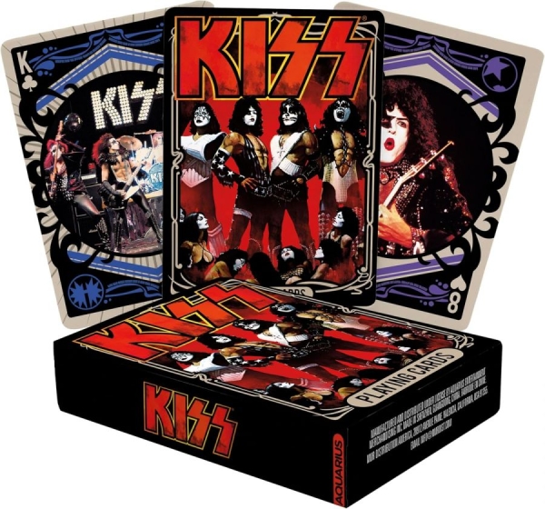Kiss - Playing Cards (6.5 Cm X 1.75 Cm X 9 in the group MERCHANDISE / Board Games / / at Bengans Skivbutik AB (5519119)