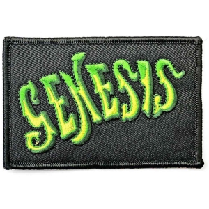 Genesis - Classic Logo Woven Patch in the group MERCHANDISE / Merch / Pop-Rock at Bengans Skivbutik AB (5520452)
