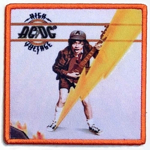 Ac/Dc - High Voltage Printed Patch in the group MERCH / Minsishops-merch / Ac/Dc at Bengans Skivbutik AB (5520465)