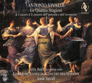Jordi Savall & Alfia Bakieva & Les Music - Antonio Vivaldi: Le Quattro Stagioni in the group OUR PICKS / Frontpage - CD New & Forthcoming at Bengans Skivbutik AB (5521621)