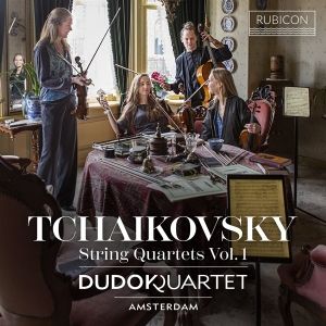 Dudok Quartet Amsterdam - Tchaikovsky: String Quartets Vol. 1 - No. 1 & 2 in the group CD / Klassiskt at Bengans Skivbutik AB (5521622)