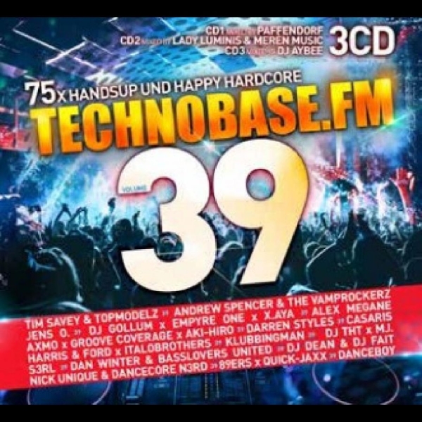 Various Artists - Technobase.Fm Vol. 39 in the group CD / Pop-Rock at Bengans Skivbutik AB (5521686)