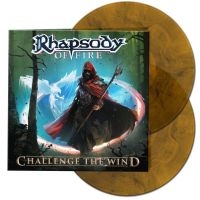 Rhapsody Of Fire - Challenge The Wind (2 Lp Orange/Bla in the group VINYL / Upcoming releases / Hårdrock at Bengans Skivbutik AB (5521827)