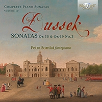 Dussek J L - Complete Piano Sonatas, Vol. 10 in the group OUR PICKS / Friday Releases / Friday the 19th of april 2024 at Bengans Skivbutik AB (5522101)
