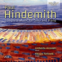 Paul Hindemith - Complete Music For Cello & Piano in the group OUR PICKS / Friday Releases / Friday the 19th of april 2024 at Bengans Skivbutik AB (5522110)