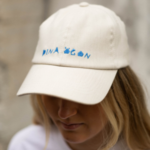 Dina Ögon - Cap -Blue Embroided Logo in the group MERCHANDISE / Merch / RnB-Soul at Bengans Skivbutik AB (5522350)