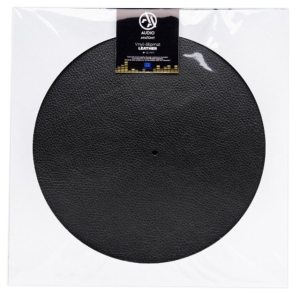 Vinyltillbehör - Slipmat Leather Black in the group Labels /  at Bengans Skivbutik AB (5523352)