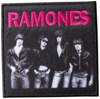 Ramones - Patch Band Photo (10 X 10 Cm) in the group MERCHANDISE / Accessoarer / Hårdrock at Bengans Skivbutik AB (5523489)