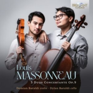 Louis Massonneau - 3 Duos Concertante, Op. 9 in the group CD / Klassiskt at Bengans Skivbutik AB (5523594)