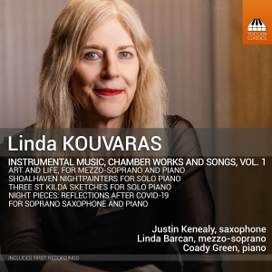 Linda Kouvaras - Instrumental Music, Chamber Works & in the group OUR PICKS / Friday Releases / Friday the 3rd of May 2024 at Bengans Skivbutik AB (5523922)