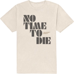 James Bond - No Time To Die Uni Natrl    in the group MERCH / T-Shirt /  at Bengans Skivbutik AB (5524514r)