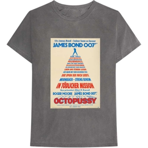 James Bond - Octopussy German Poster Uni Char    in the group MERCH / T-Shirt /  at Bengans Skivbutik AB (5524519r)