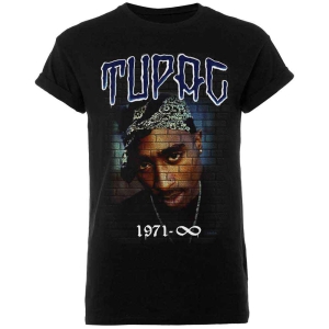 Tupac - Mural 1971 Uni Bl    in the group MERCHANDISE / T-shirt / Hip Hop-Rap at Bengans Skivbutik AB (5524811r)
