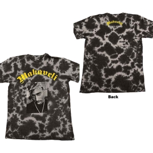 Tupac - Makaveli Uni Grey Dip-Dye    in the group MERCHANDISE / T-shirt / Hip Hop-Rap at Bengans Skivbutik AB (5524812r)