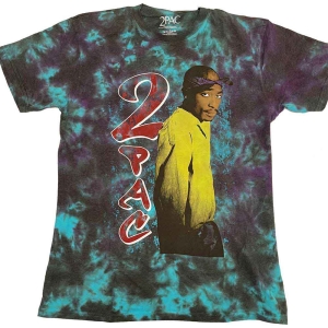 Tupac - Vintage Tupac Uni Blue Dip-Dye    in the group MERCHANDISE / T-shirt / Hip Hop-Rap at Bengans Skivbutik AB (5524813r)