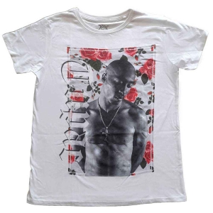 Tupac - Floral Lady Wht    in the group MERCHANDISE / T-shirt / Hip Hop-Rap at Bengans Skivbutik AB (5524821r)