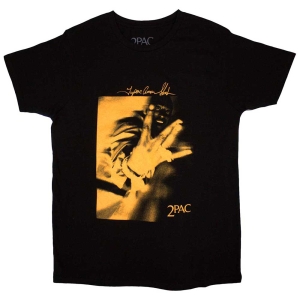 Tupac - Fingers Orange Tone Uni Bl    in the group MERCHANDISE / T-shirt / Hip Hop-Rap at Bengans Skivbutik AB (5524827r)