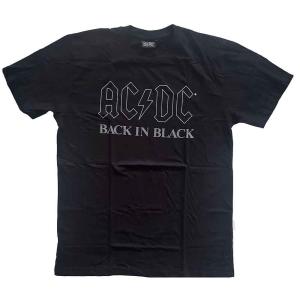 Ac/Dc - Back In Black Uni Bl   (XL) in the group MERCHANDISE / T-shirt / Heavy Metal at Bengans Skivbutik AB (5525225)