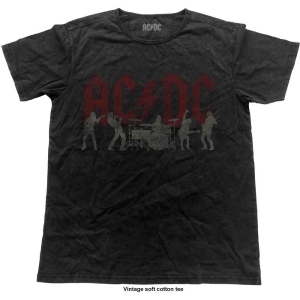 Ac/Dc - Vtge Silhouettes Uni Bl    in the group MERCHANDISE / T-shirt / Hårdrock at Bengans Skivbutik AB (5525314)