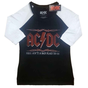 Ac/Dc - Hell Ain't A Bad Place Lady Bl/Wht Ragla in the group MERCH / Minsishops-merch / Ac/Dc at Bengans Skivbutik AB (5525350r)