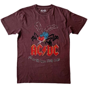 Ac/Dc - Fly On The Wall Tour Uni Maroon    in the group MERCH / T-Shirt /  at Bengans Skivbutik AB (5525358r)