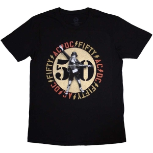 Ac/Dc - Gold Emblem Uni Bl    in the group MERCH / Minsishops-merch / Ac/Dc at Bengans Skivbutik AB (5525370r)