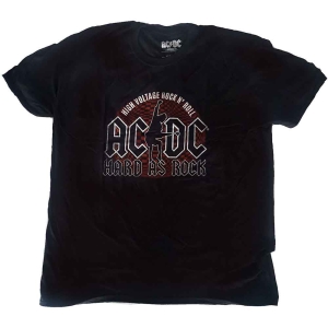 Ac/Dc - Hard As Rock Uni Bl    in the group MERCH / Minsishops-merch / Ac/Dc at Bengans Skivbutik AB (5525400r)