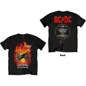 Ac/Dc - Ftatr 40Th Flaming Uni Bl    in the group MERCH / Minsishops-merch / Ac/Dc at Bengans Skivbutik AB (5525424r)