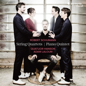 Quatuor Hanson & Adam Laloum - Robert Schumann: String Quartets & Piano Quintet in the group OTHER / Övrigt / at Bengans Skivbutik AB (5525444)