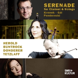 Kilian Herold & Barbara Buntrock & Florian Donderer & Tanja Tetzlaff - Serenade For Clarinet & Strings in the group CD / Klassiskt at Bengans Skivbutik AB (5525457)