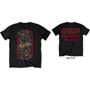 Anthrax - Evil King World Tour 2018 Uni Bl    in the group MERCH / T-Shirt /  at Bengans Skivbutik AB (5526174r)